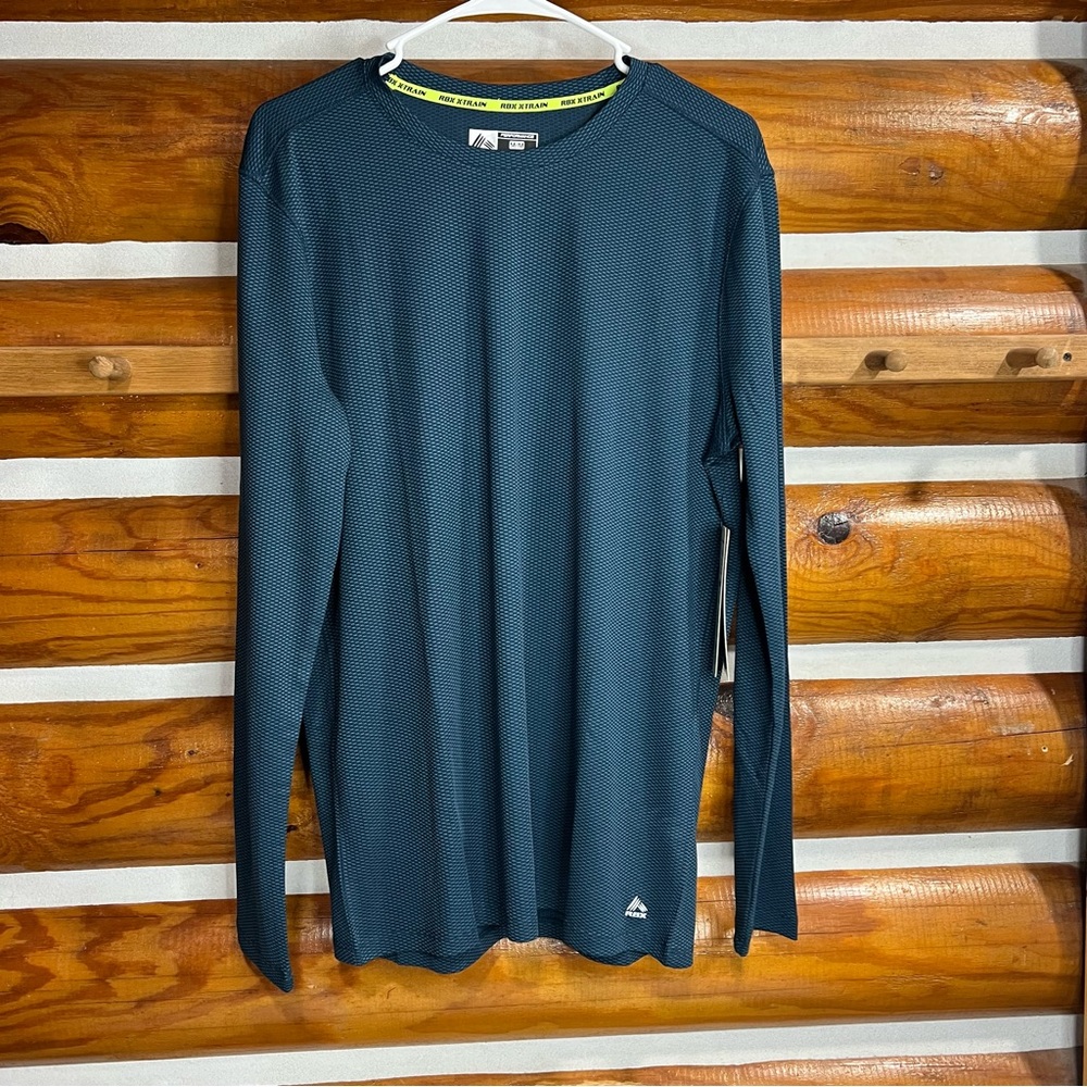 RBX‎ Men's Teal Long Sleeve Shirt Medium